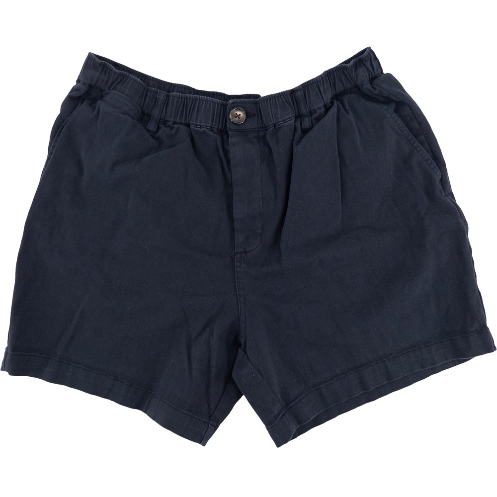 Cove USA Mens 34 Chino Shorts Black Elastic Waist Stretch 5in Inseam Preppy